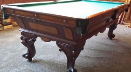 The August Jungblut California - Restored Antique Pool Table