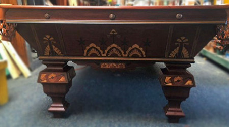 The New Acme restored billiard table