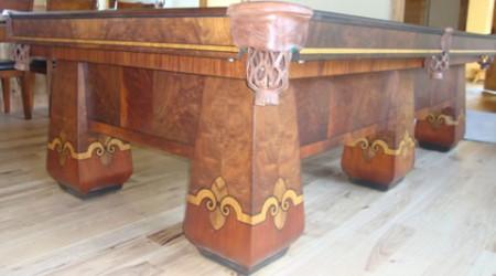 The Paragon, an antique billiard table restored by Billiard Restoration Service