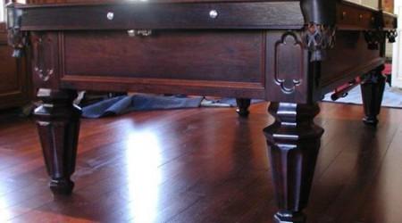 Fully restored antique billiards table, The Phelan Collender