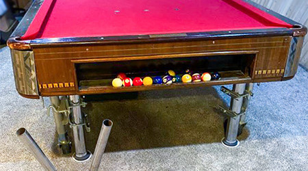 The Champion (Deco) billiard table restoration