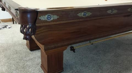 The Saratoga - A fully restored antique pool table