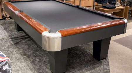 The Sport King a restored antique billiard table.