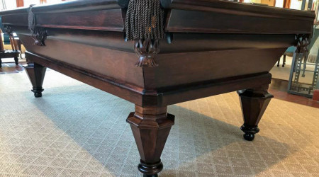 A beautifully restored The Duhamel antique pool table