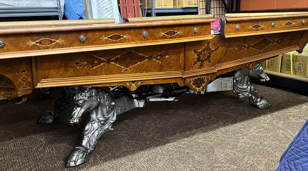 The Equestrian a one of a kind custom billiard table