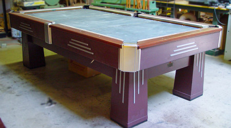 The Challenger - An antique billiards/pool table